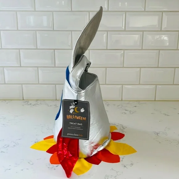 Pottery Barn Kids Rocket Ship Puffy Treat Bag - Picture 4 of 10